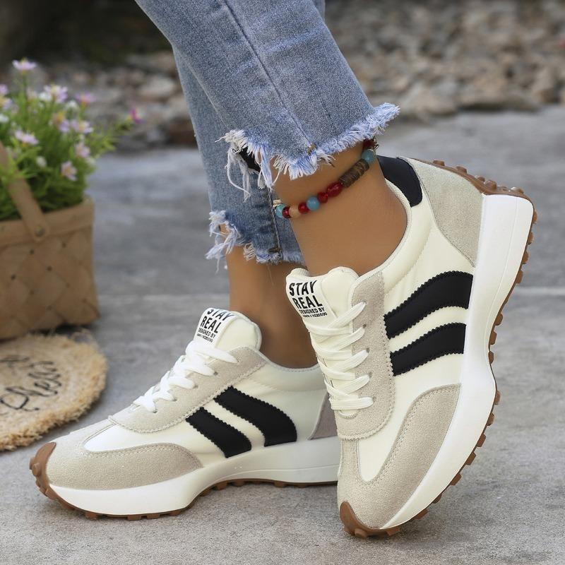 Anti-slip Sports Shoes for Women, New Style, Large Size, Platform Shoes, Low Heel