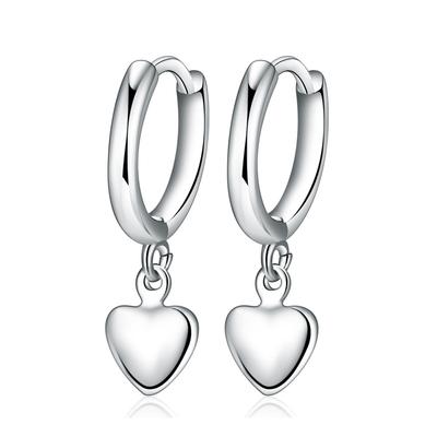 Orecchini ad anello a cuore in argento 925 di alta qualità per le donne Gioielli di design di lusso Novità Tendenza 2023