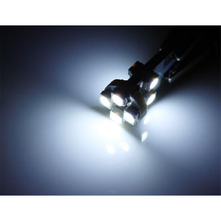 HID Matching Weiß 8-SMD T10 LED-Birnen für Auto-Standlichter 168 194 2825 W5W