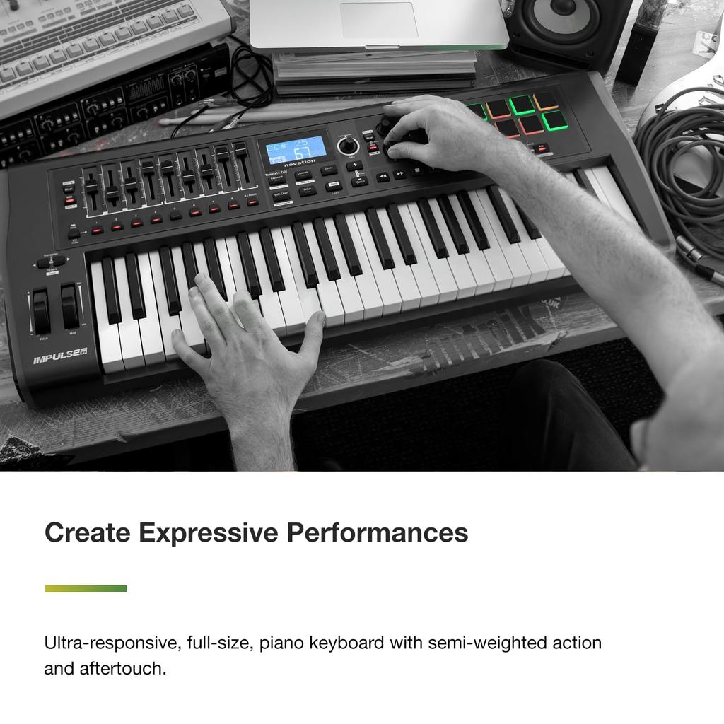 NOVATION IMPULSE 49 MIDI 49-Key Keyboard/Controller