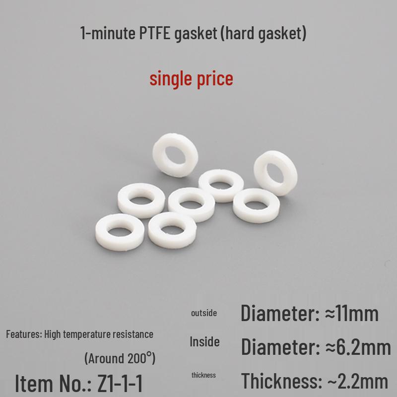 Jeu de Joints Souples en Caoutchouc Silicone et Joints Durs en PTFE - Différentes Tailles Disponibles