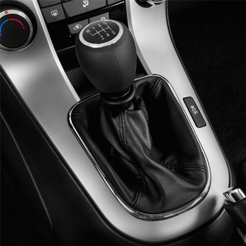 Car Accessories 6 Speed For Chevrolet Cruze 2008-2015 Manual Transmission Gear Shift Knob Head Ball Lever Shifter Gaiter Boot