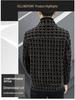 2025 Autumn/Winter Men's Trendy Fleece-Lined Plaid Wool Jacket