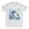 Humor Aero Jellyfish Fiber Optic Art TShirts For Unisex Unisex 100 Cotton T Shirts Frutiger Aero Short Sleeve Tees Graphic Clothes