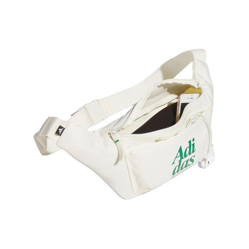 Adidas Polyester Fanny Pack Regular Unisex Ecru Adidas IS9491