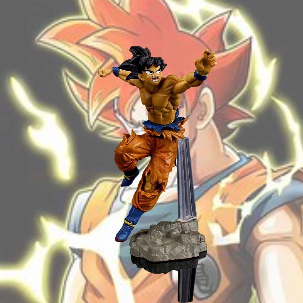 Impressive Dragon Ball Goku Cartoon Figurine With Unique Non-assembled Display Design
