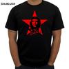 Originální pánské tričko Che Guevara Značkové Slavné Krátký rukáv Tričko Potisk Rudé hvězdy Fitness Bavlna Swag Trička