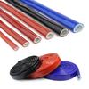 1M Fiberglass Insulation Heat Shielded Heat Protection Fire Thermo Armor Tube  Electrical Wiring