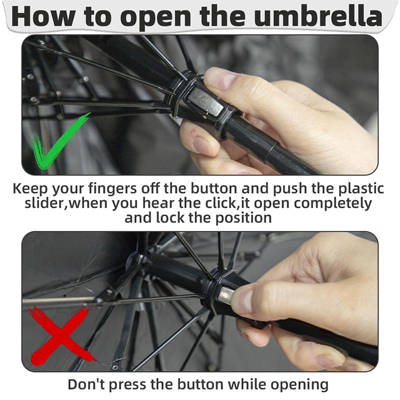 Складной дорожный зонт с 6 спицами — фото 7