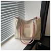  Trendy Spring New Women's Shoulder Bag Stylish Simple Versatile Handbag Anti-splashing Leather Bag