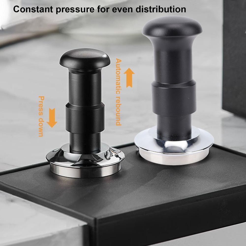 Constant Pressure Mechanism Spring Loaded Tamper Handheld Coffee Tamper  For Home Use 51mm