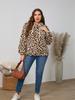 Plus Size Women's Oversized Long Sleeve Fleece Hoodie