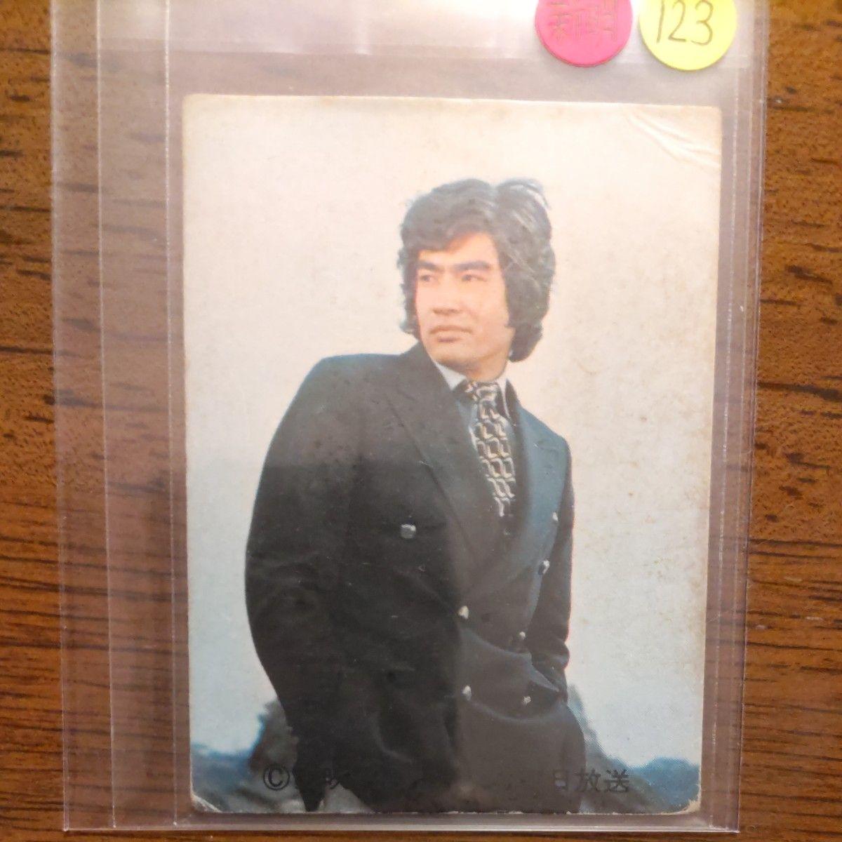 Used Rare Old Calbee Kamen Rider Card New Mincho Edition No. 123 Average Item