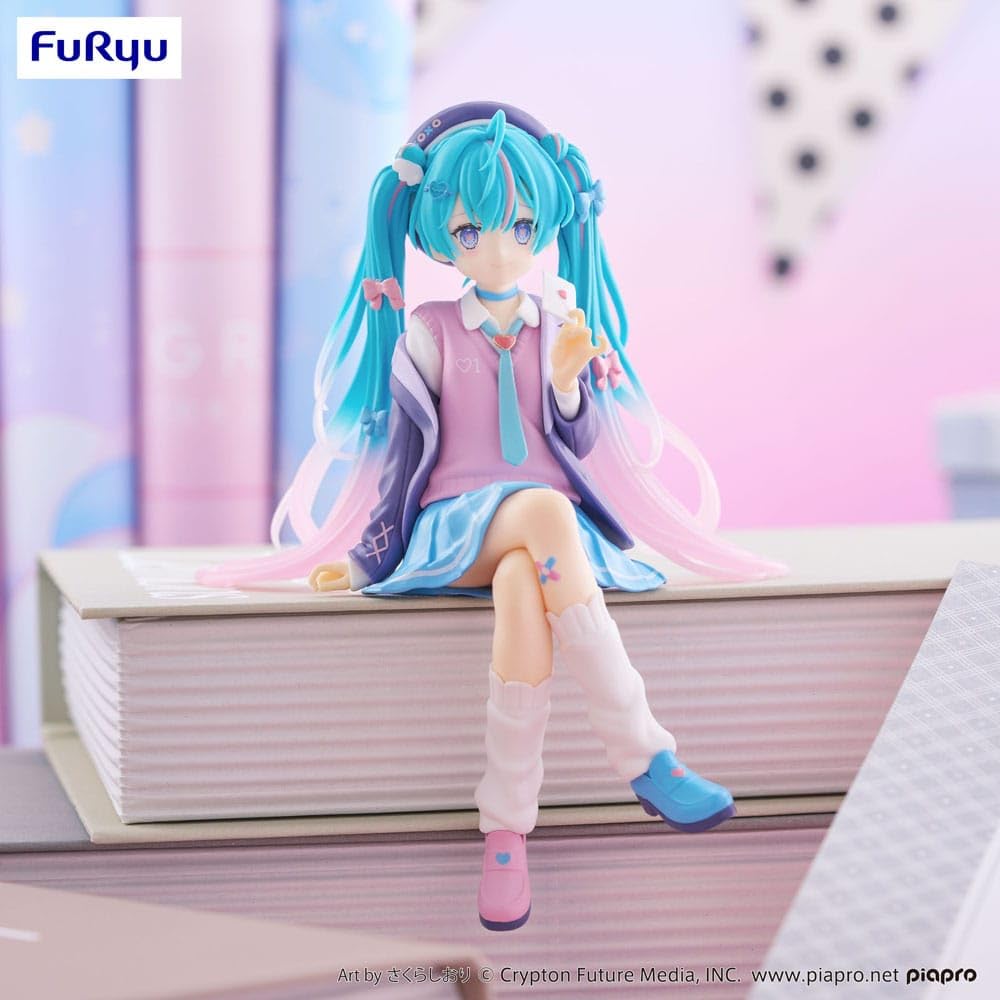 Furyu Hatsune Miku Series Noodle Stopper Figure Love Struck Blazer Navy Ver