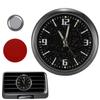 Stick-On Glowing Quartz Car Clock Vent Dashboard Watch Travel Driving Commuting Touring for Men Women Drivers Truck RV