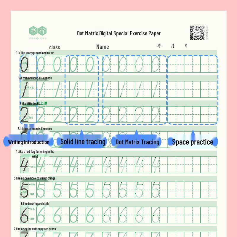 Children's Handwriting Practice Workbooks Series