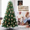 -Day Advent Calendar with 2D Pendant Ornaments - Christmas Countdown for Kids and Adults