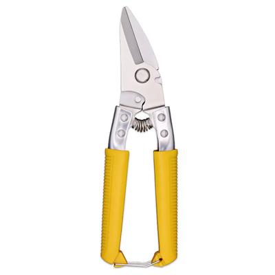 Straight / Curved Blade Stainless Steel Industrial Electrician Scissors Thick Iron Shear Wire Cutting Tools for Cable