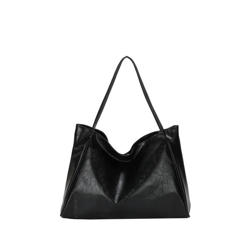 Stylish Large Capacity Pu Tote Bag For Women 2023 Retro Trendy Handbag