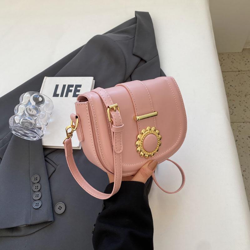 High-End Texture Crossbody Bag Design Sense Solid  New Women's Popular Explosive Single Shoulder Bag Mini Small Square Pack
