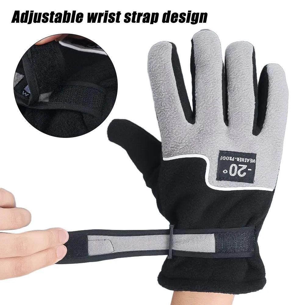 Touchable Screen Winter Gloves Polar Fleece Skiing Gloves  for Outdoor Cycling Skiing