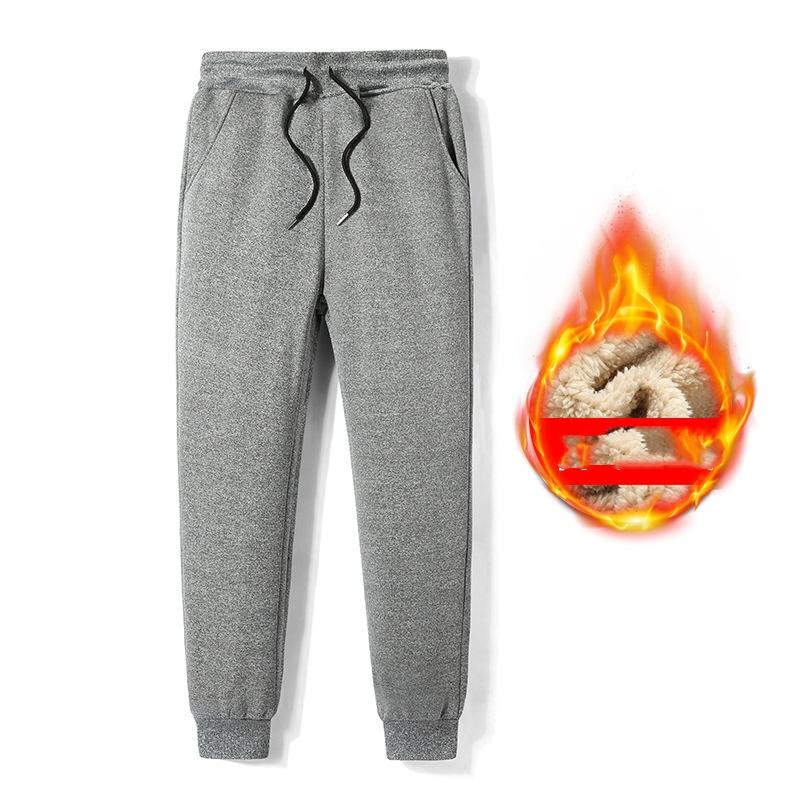 

Мужские зимние толстые флисовые спортивные брюки мужские брюки на шнурке шерстяные спортивные штаны модные теплые удобные повседневные спортивные штаны спортивные костюмы S серый
