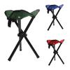 Katlanır Sandalye Taşınabilir Dış Mekan Kamp Bahçe Seyahat Kanvas Tripod Tabure Sandalye
