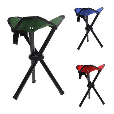 Klappstuhl Tragbar Outdoor Camping Garten Reise Leinwand Dreibeinhocker Stuhl