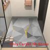 Modern Entryway Minimalist Doormat With Polyester Fiber For Home Decor Entrance
