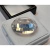 27-28 Ct Shine White Color Sapphire Oval Cut Beautiful Certified Loose Gemstone