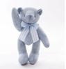 Knitted Teddy Bear Plush Toy - Creative Yarn Doll with Moveable Joints, Articulated Soft Cuddle Toy for Kids & Collectors