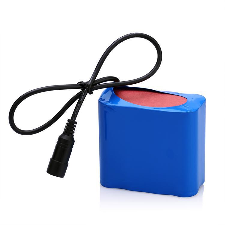 8.4V Waterproof T6 Bicycle Front Light with 8-Section 18650 Lithium Battery Pack