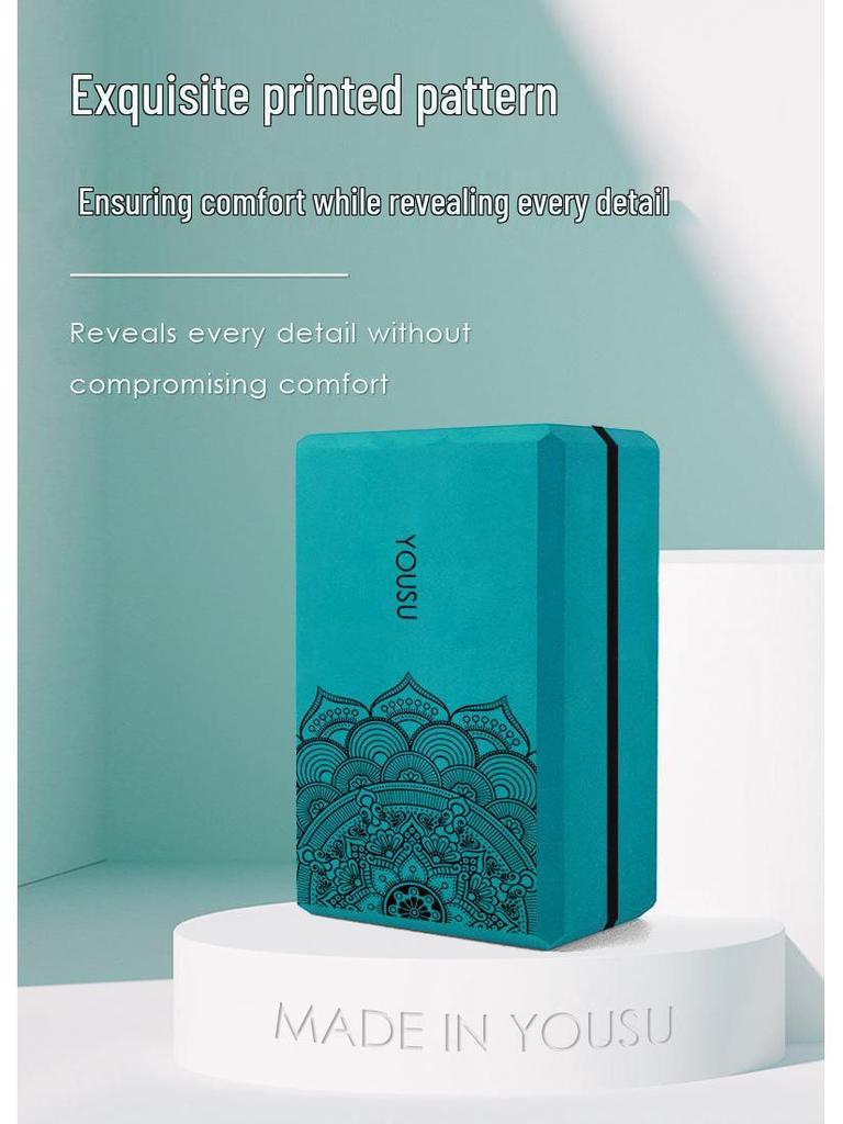 High-Density EVA Yoga Brick: Thickened Foam for Enhanced Practice