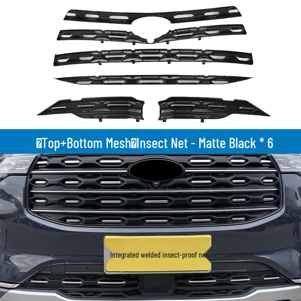 Ford Explorer 23-25 Radiator Protection Net: Insect Screen & Front Grille Clip-On, No Disassembly Needed