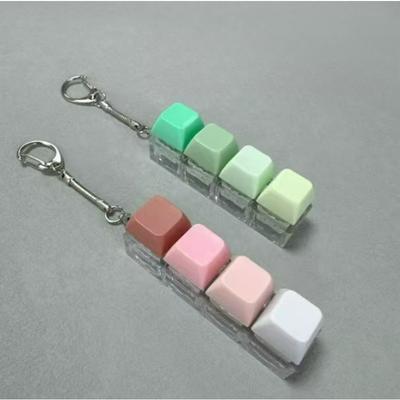 For Decompression 9 Keyboard Key Toy For Adults Antistress Toys Boys Girls Anti Stress Finger Keyboard Games Keychain