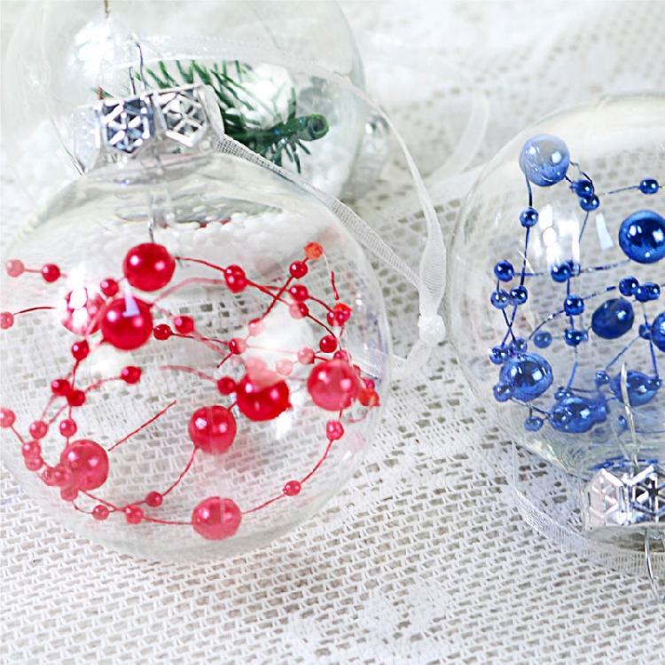 10 Pcs Multi-color Christmas Balls Pendant Xmas Tree Decoration for Home Office
