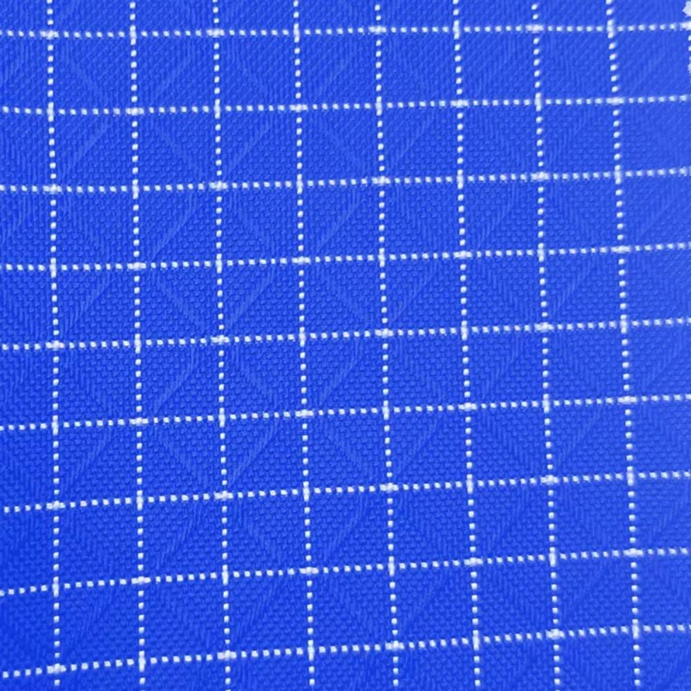 210D Plaid Fabric Waterproof 90x150cm Blended Nylon Material Wear -Resistant Ultra Light Gridstop Fabric