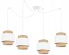 Hanging Lamp, Ceiling Chandelier, Lampshade, Boho Juta