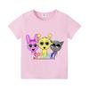Sprunkis T-Shirt Kids Camisetas Toddler Girls Short Sleeve Tops Boys Cartoon Soft Comfortable Clothes Child Tees Birthday Gift