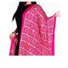 TreegoArt Fashion Women's Rajasthani Printed Traditional Silk Bandhej Dupatta Chunni Scarf