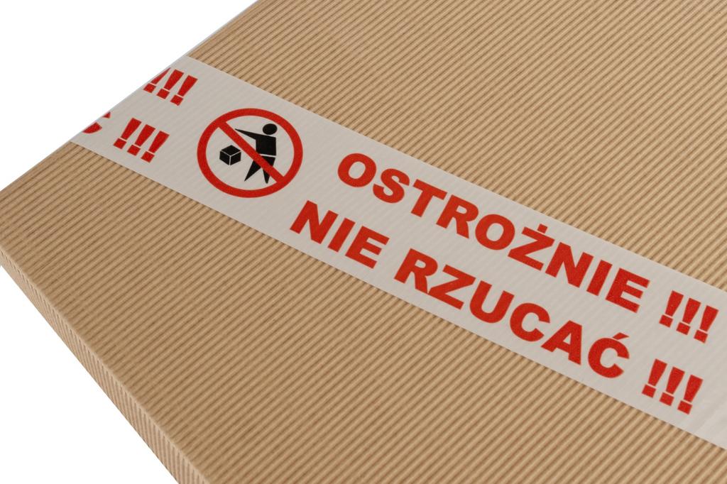 Printed packing tape | acrylic | 48x50 | note: glass