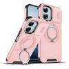 KEYSION 360° Rotating Ring Stand Phone Case for OPPO A6x 5G A6 A6t Pro A6s 5G Slide Camera Protection Magnetic Shockproof Cover