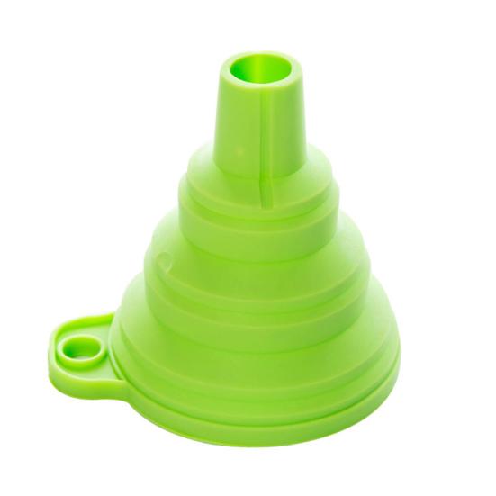 Portable Retractable Silicone Hopper Funnel Home Kitchen Liquid Dispensing Tool