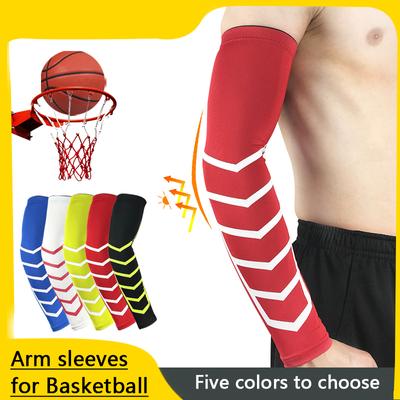 1 pz manicotti per braccia con protezione UV per uomo e donna elastici e traspiranti adatti per basket e calcio