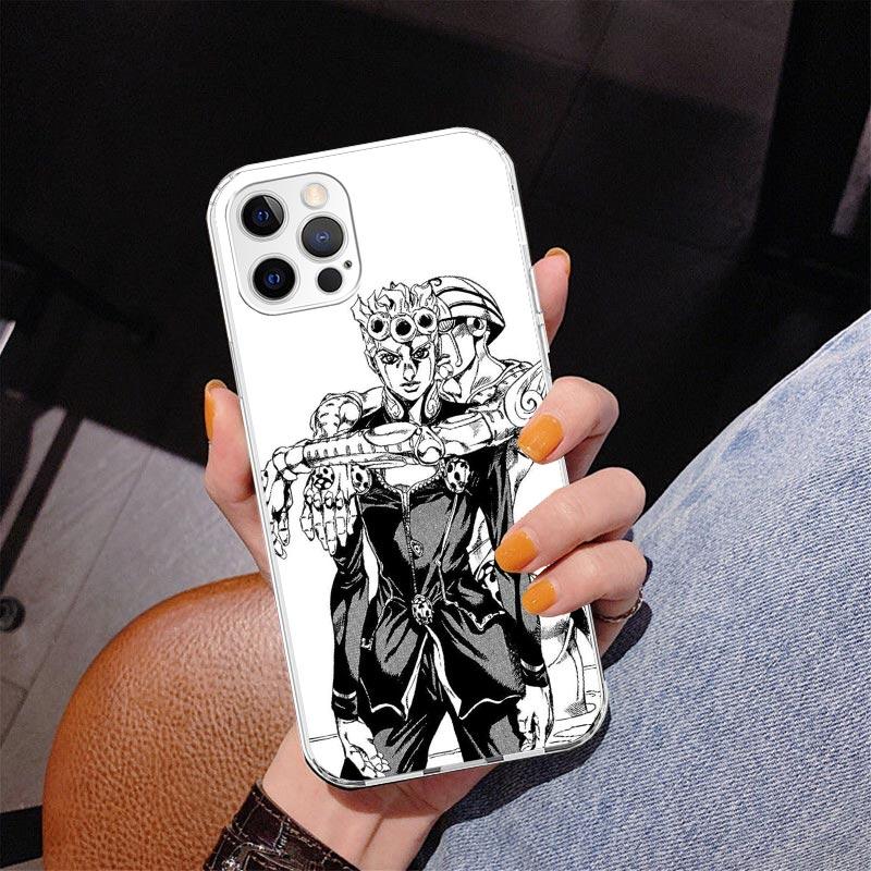 JoJo Bizarre Adventure Phone Case For iPhone 17 Air 16 Pro Max 16E 15 + 14 Plus 11 12 13 Mini 7 8 SE Gift Print Cover Fundas 17