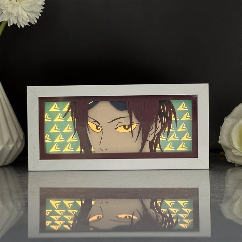 3D Anime Light Box Paper Carved Lamp Rin Matsuoka Peripherals Luminous Toys Bedroom Decor Night Atmosphere Led Desk Ornaments