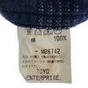 SUGAR CANE Toyo Enterprise Border Long Sleeve Cotton Shirt LARGE Blue Men's Used