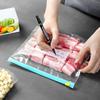 10/15/20Pcs Reusable Storage Bags Zipper Lock Bags Food Grade Transparent Fresh-Keeping Bags Kitchen Refrigerator Organizer
