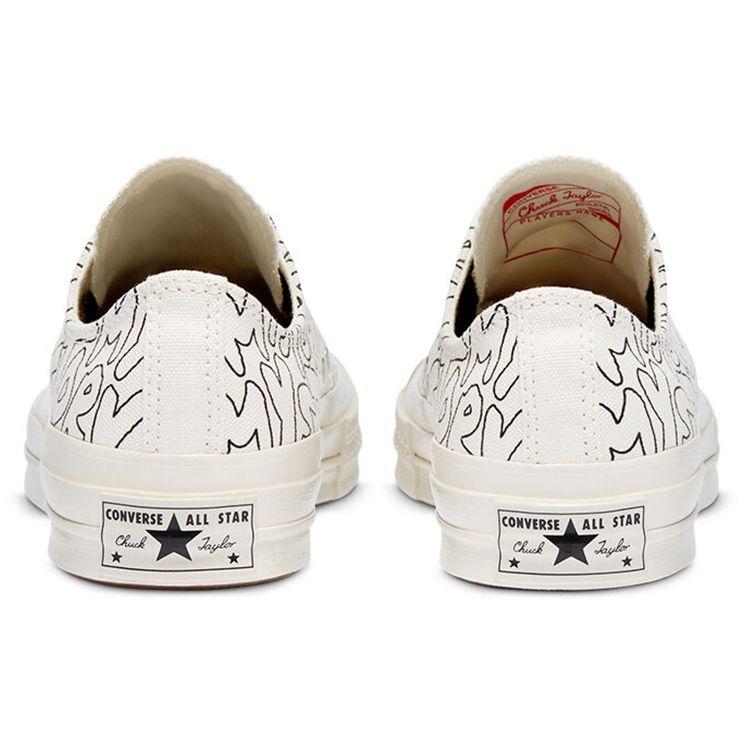 Converse Chuck 70 Low My Story Unisex Sneakers White Egret Black 170285C