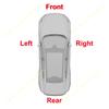 For Tesla Model S 2014-2021 Silver Chrome Car Side Door Wing Cover Rear View Mirror Lower Housing Holder Caps Replacement
